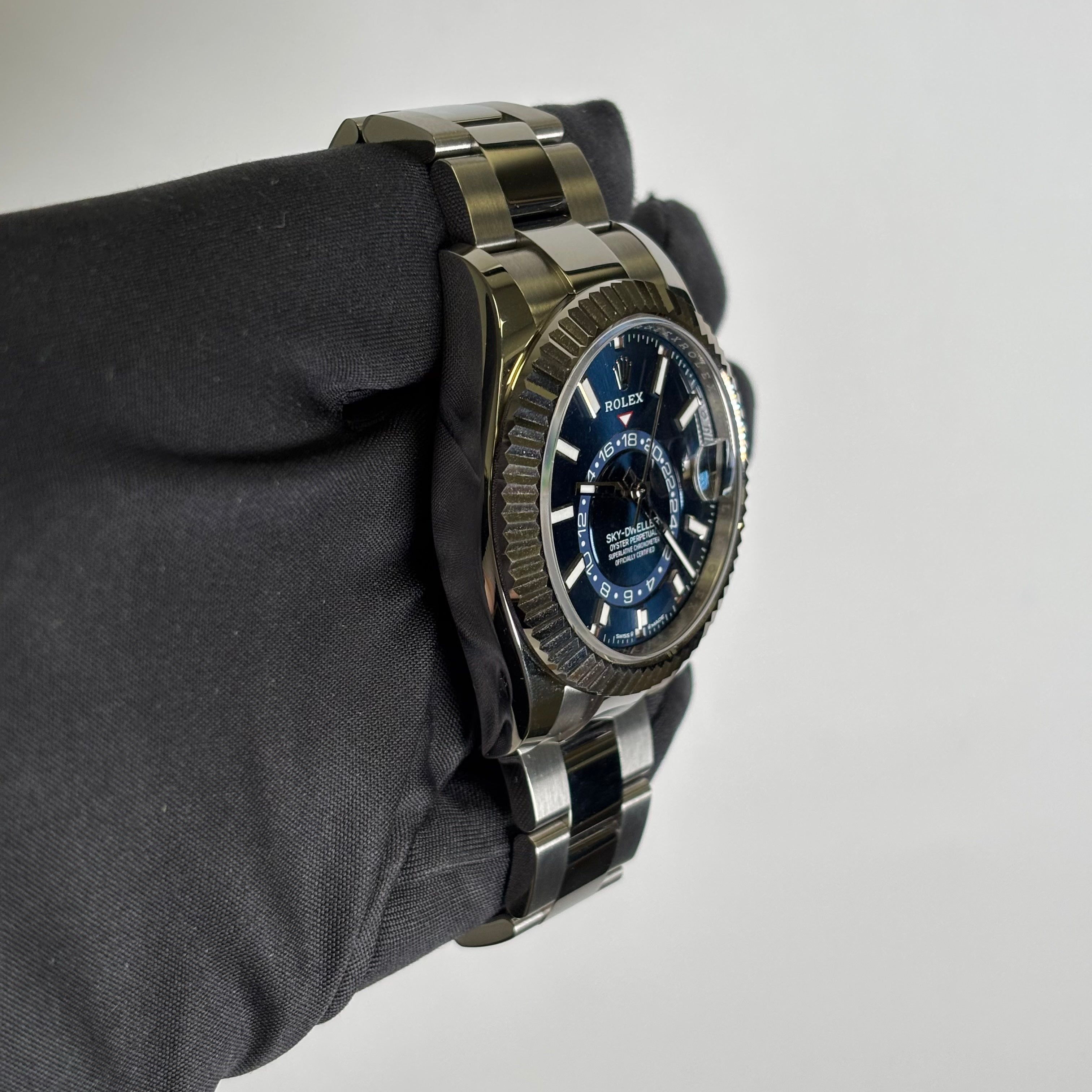 Rolex Sky-Dweller 42mm Blue Dial Watch Ref# 336934 - Happy Jewelers Fine Jewelry Lifetime Warranty