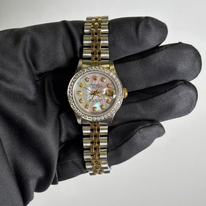 Rolex Datejust 26mm MOP Dial Watch Ref# 69173 - Happy Jewelers Fine Jewelry Lifetime Warranty