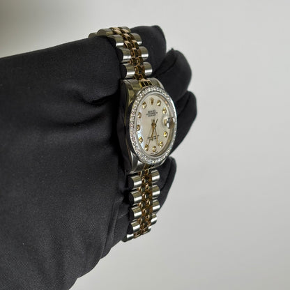 Rolex Datejust 31mm MOP Dial Watch Ref# 68273 - Happy Jewelers Fine Jewelry Lifetime Warranty