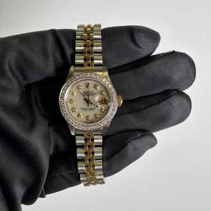 Rolex Datejust 26mm MOP Dial Watch Ref# 69173 - Happy Jewelers Fine Jewelry Lifetime Warranty