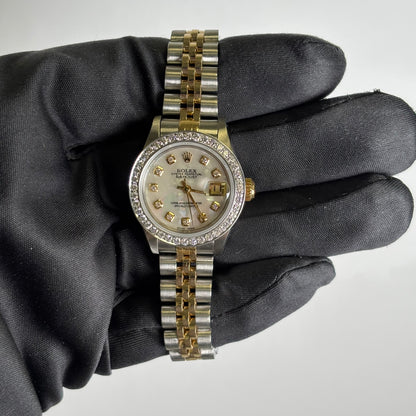 Rolex Datejust 26mm MOP Dial Watch Ref# 69173 - Happy Jewelers Fine Jewelry Lifetime Warranty