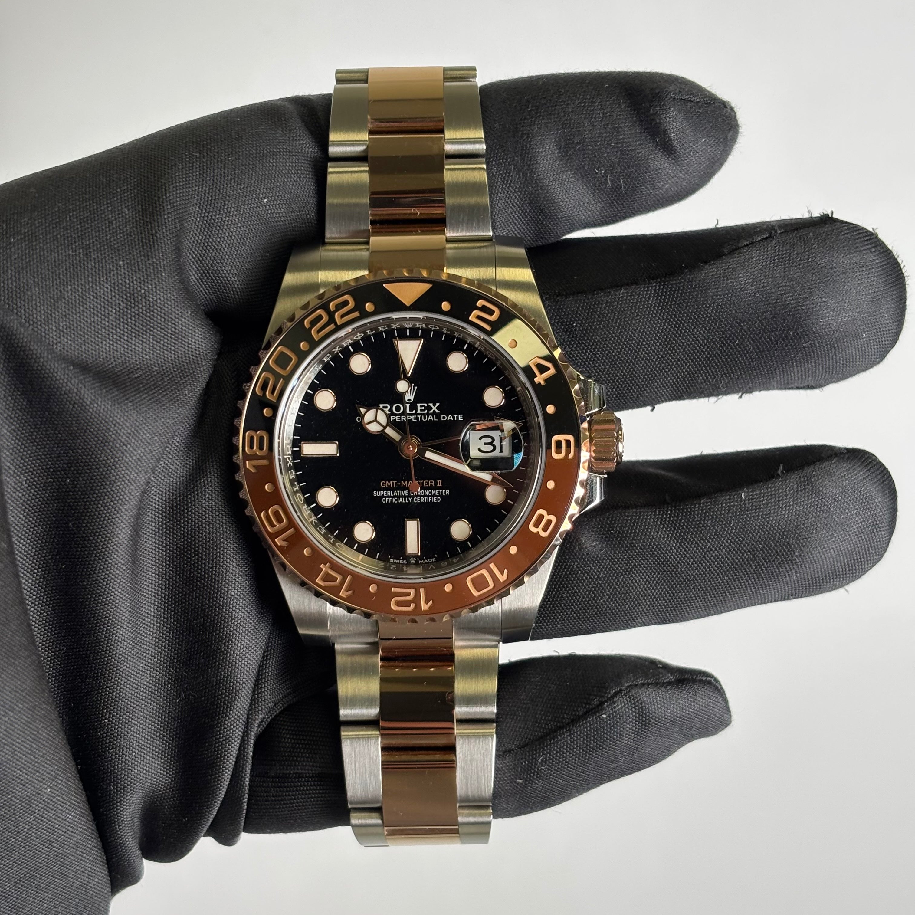 Rolex GMT-Master II 40mm Black Dial Watch Ref# 126711CHNR - Happy Jewelers Fine Jewelry Lifetime Warranty