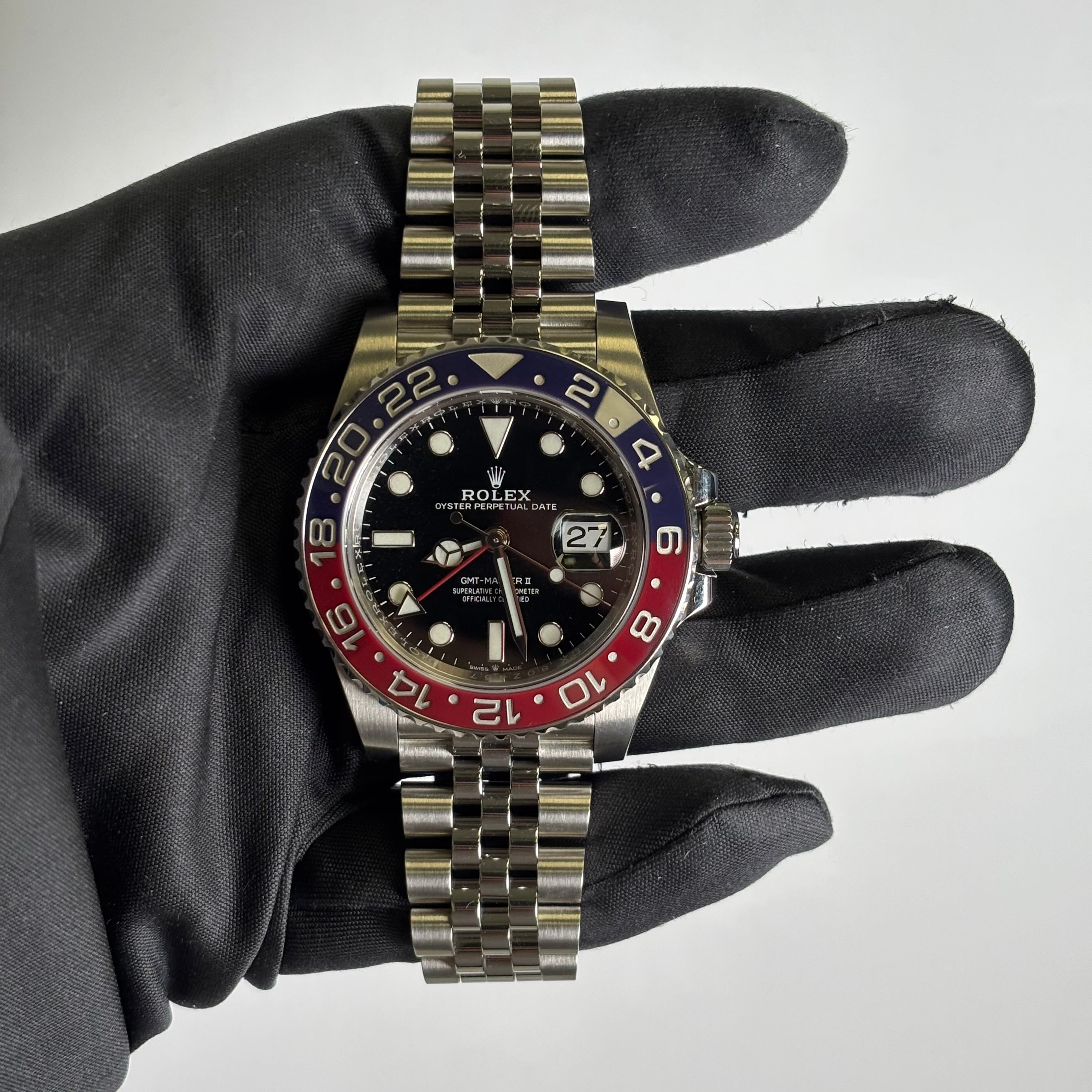 Rolex GMT-Master II 40mm Black Dial Watch Ref# 126710BLRO - Happy Jewelers Fine Jewelry Lifetime Warranty