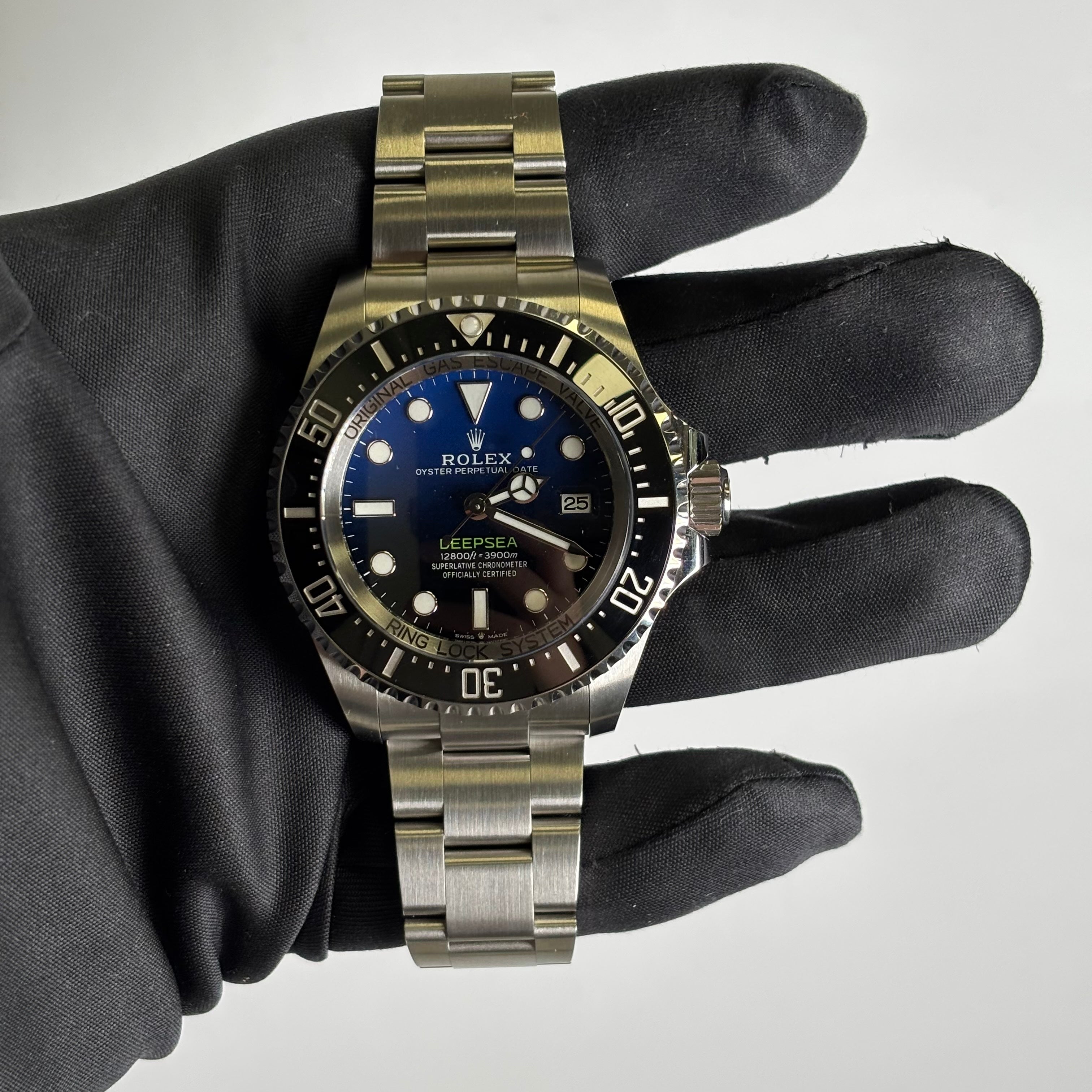 Rolex Sea-Dweller 44mm Black/Blue Dial Watch Ref# 136660 - Happy Jewelers Fine Jewelry Lifetime Warranty