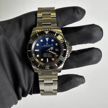Rolex Sea-Dweller 44mm Black/Blue Dial Watch Ref# 136660 - Happy Jewelers Fine Jewelry Lifetime Warranty