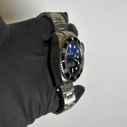 Rolex Sea-Dweller 44mm Black/Blue Dial Watch Ref# 136660 - Happy Jewelers Fine Jewelry Lifetime Warranty