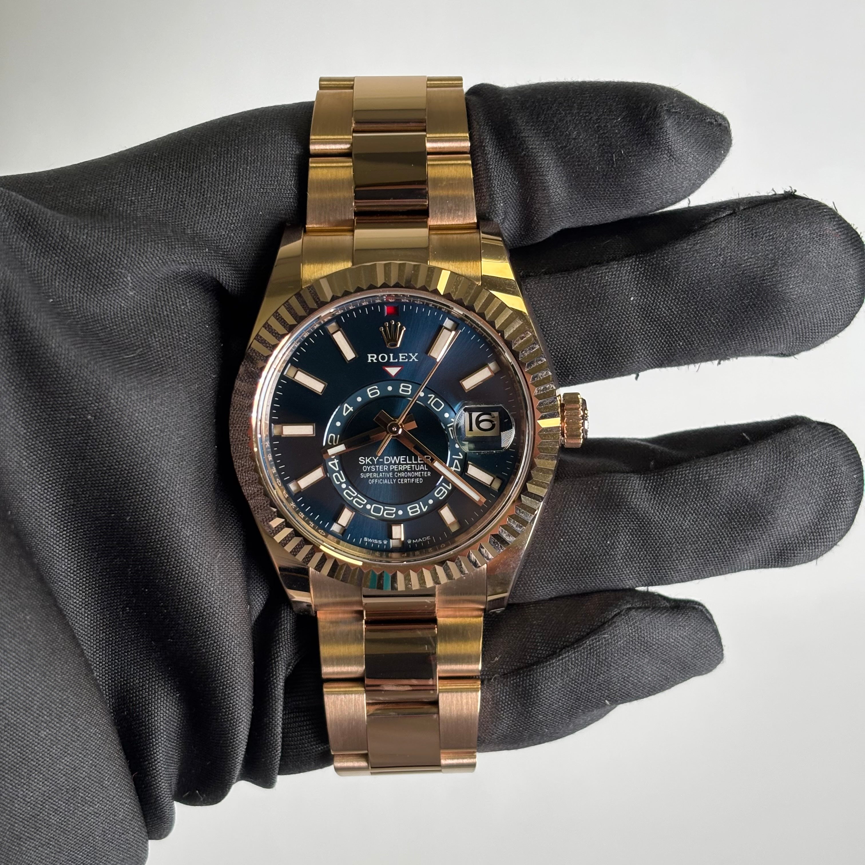 Rolex Sky-Dweller 42mm Blue Dial Watch Ref# 336935 - Happy Jewelers Fine Jewelry Lifetime Warranty