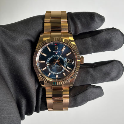 Rolex Sky-Dweller 42mm Blue Dial Watch Ref# 336935 - Happy Jewelers Fine Jewelry Lifetime Warranty