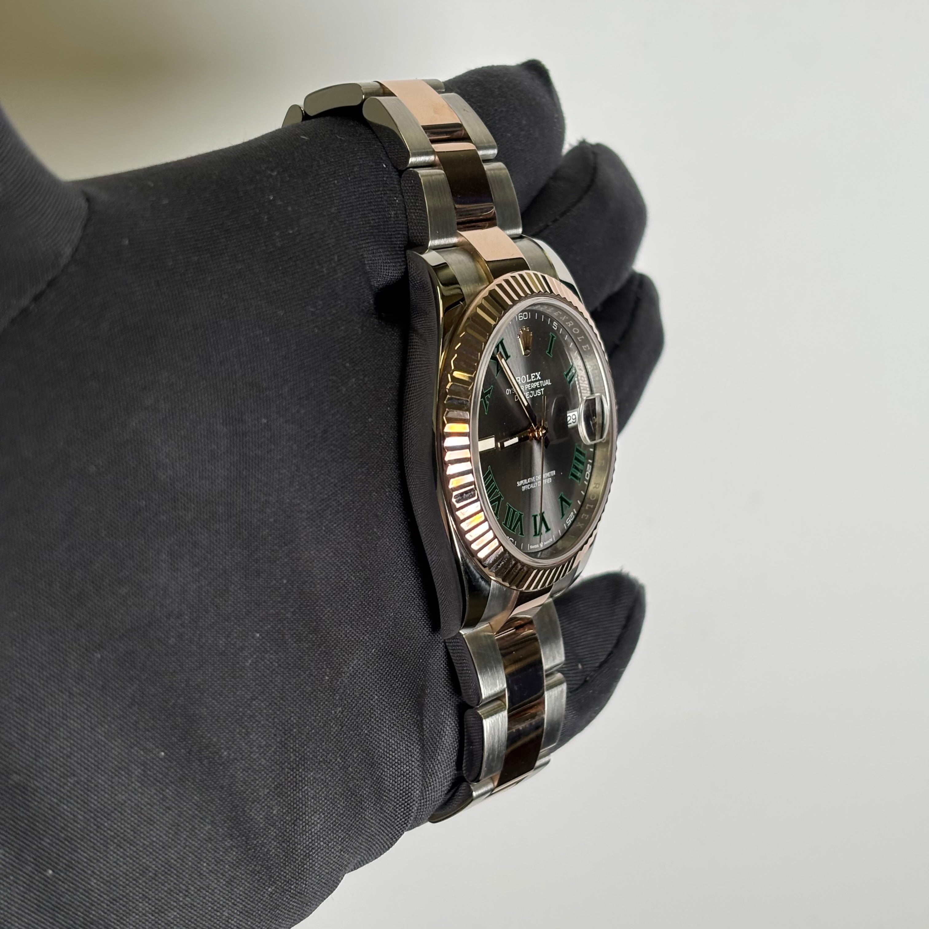 Rolex Datejust 41mm Wimbledon Dial Watch Ref# 126331 - Happy Jewelers Fine Jewelry Lifetime Warranty