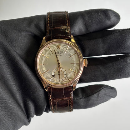 Rolex Cellini 39mm Silver Dial Watch Ref# 50525 - Happy Jewelers Fine Jewelry Lifetime Warranty