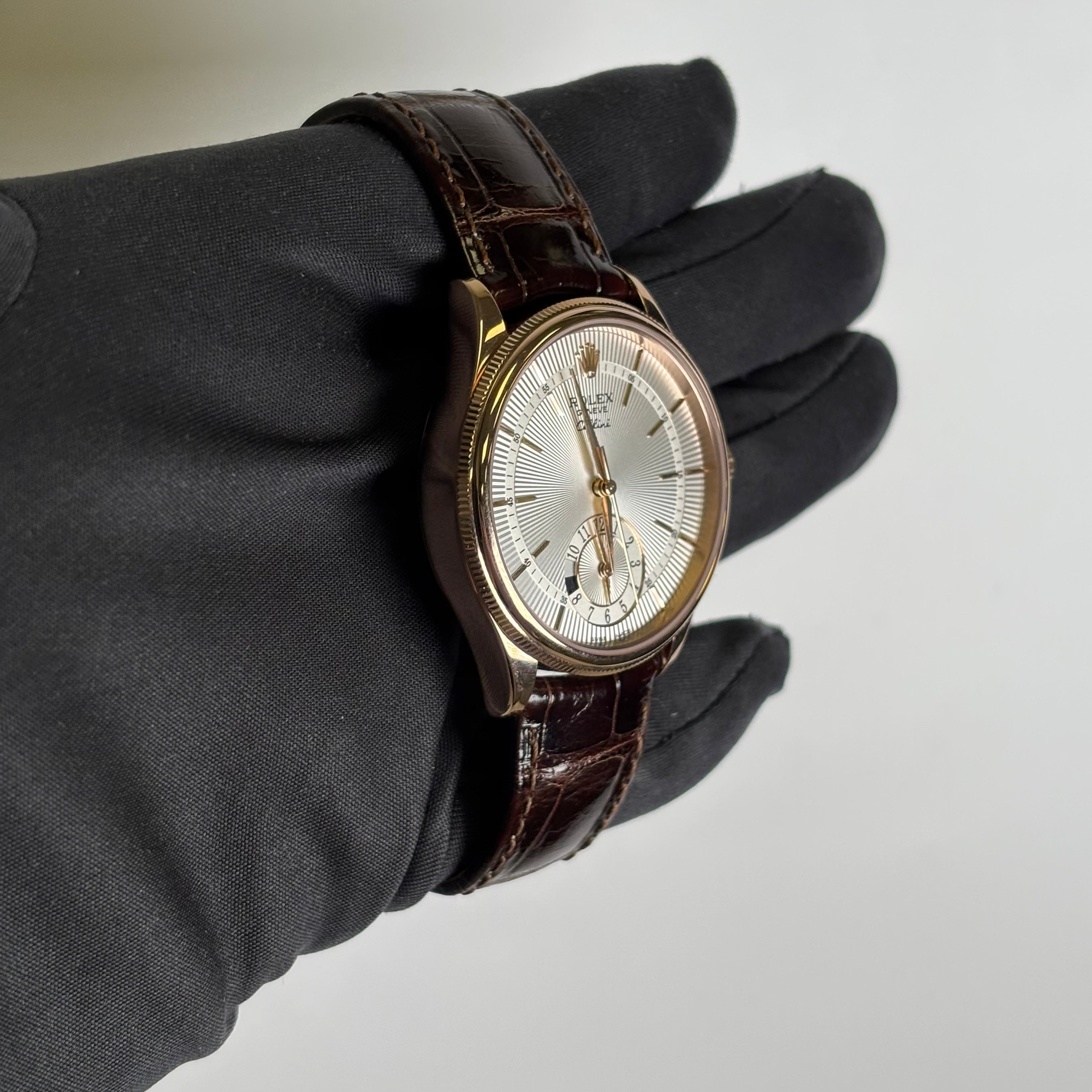 Rolex Cellini 39mm Silver Dial Watch Ref# 50525 - Happy Jewelers Fine Jewelry Lifetime Warranty