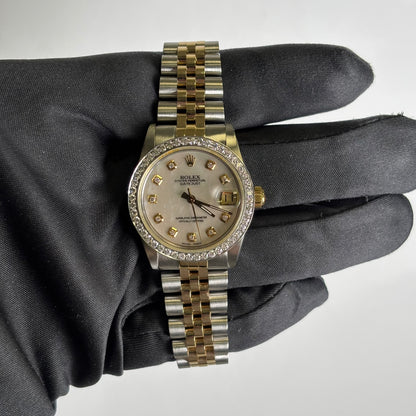 Rolex Datejust 31mm MOP Dial Watch Ref# 68273 - Happy Jewelers Fine Jewelry Lifetime Warranty