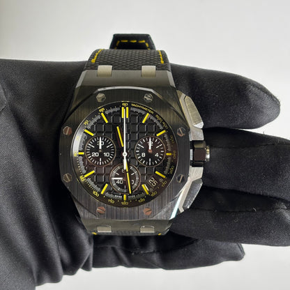 Audemars Piguet Royal Oak 43mm Black Dial Watch Ref# 26420CE.OO.A005VE.01 - Happy Jewelers Fine Jewelry Lifetime Warranty