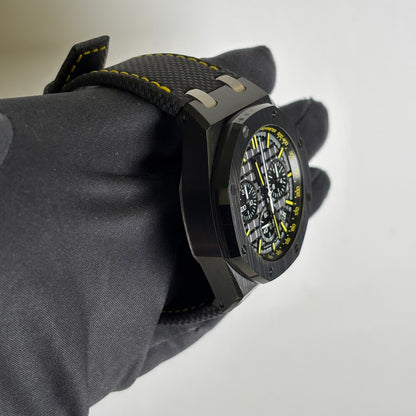 Audemars Piguet Royal Oak 43mm Black Dial Watch Ref# 26420CE.OO.A005VE.01 - Happy Jewelers Fine Jewelry Lifetime Warranty