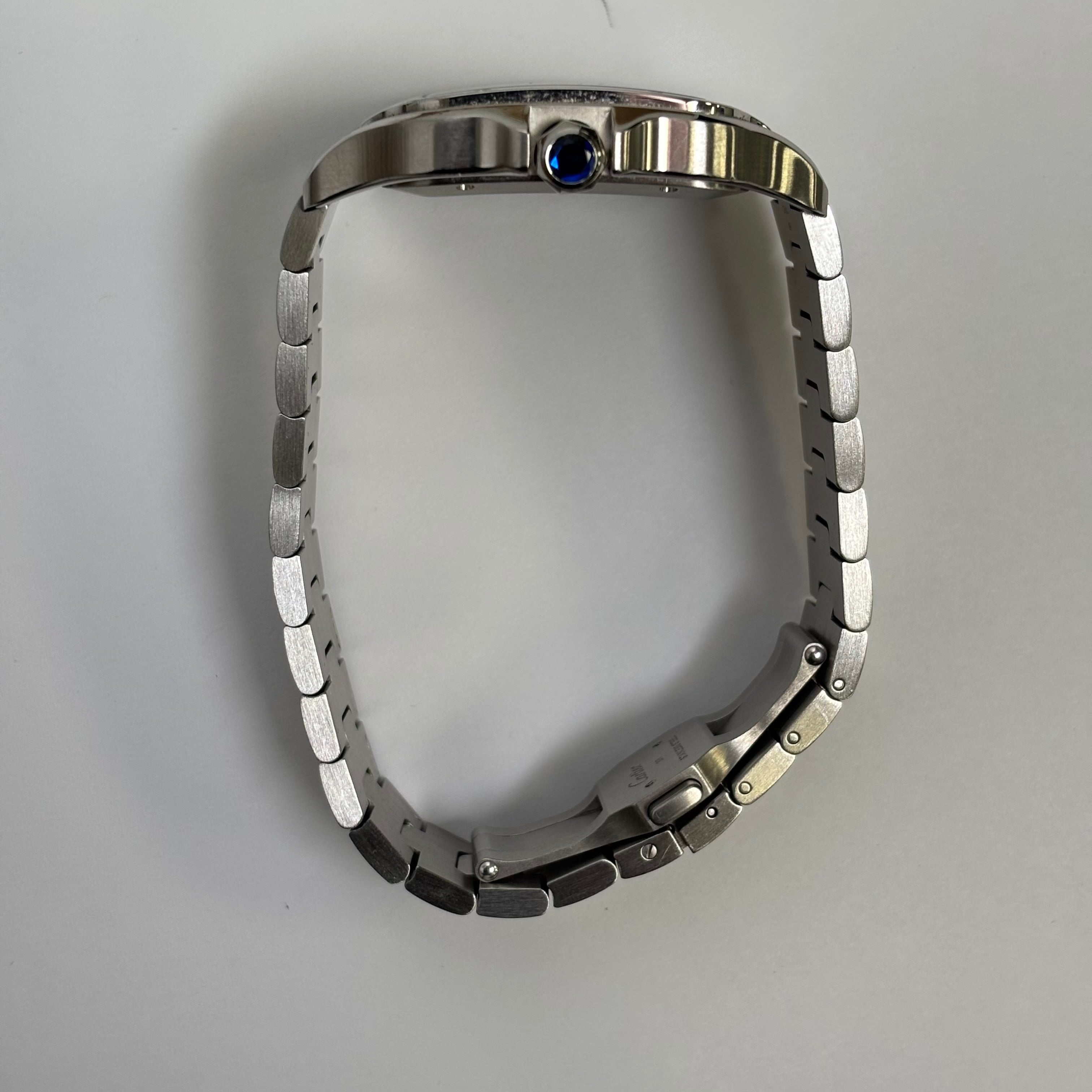 Cartier Santos 40mm Blue Dial Watch Ref# WSSA0030 - Happy Jewelers Fine Jewelry Lifetime Warranty