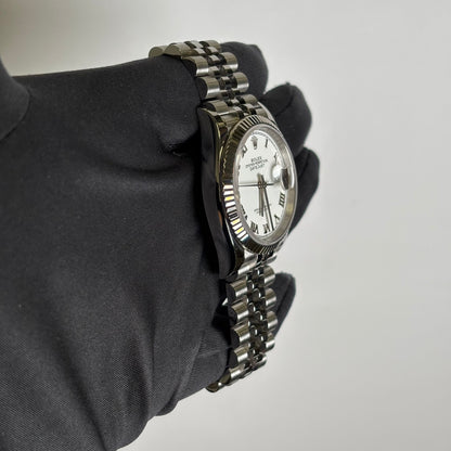 Rolex Datejust 36mm White Dial Watch Ref# 126234 - Happy Jewelers Fine Jewelry Lifetime Warranty