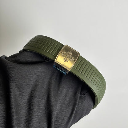 Patek Philippe Aquanaut 42mm Green Dial Watch Ref# 5968G-010 - Happy Jewelers Fine Jewelry Lifetime Warranty