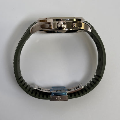 Patek Philippe Aquanaut 42mm Green Dial Watch Ref# 5968G-010 - Happy Jewelers Fine Jewelry Lifetime Warranty