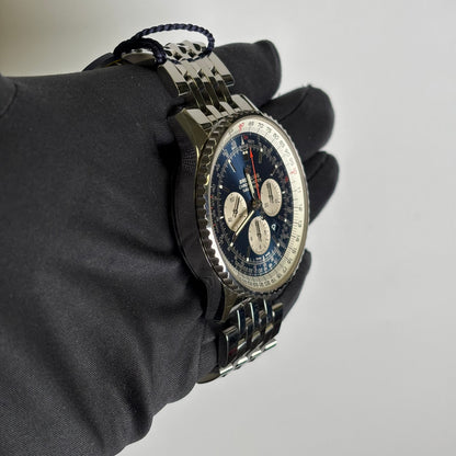 Breitling Navitimer 46mm Blue Dial Watch Ref# AB0127 - Happy Jewelers Fine Jewelry Lifetime Warranty