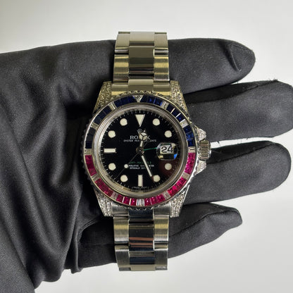 Rolex GMT-Master II 40mm Black Dial Watch Ref# 116710 - Happy Jewelers Fine Jewelry Lifetime Warranty