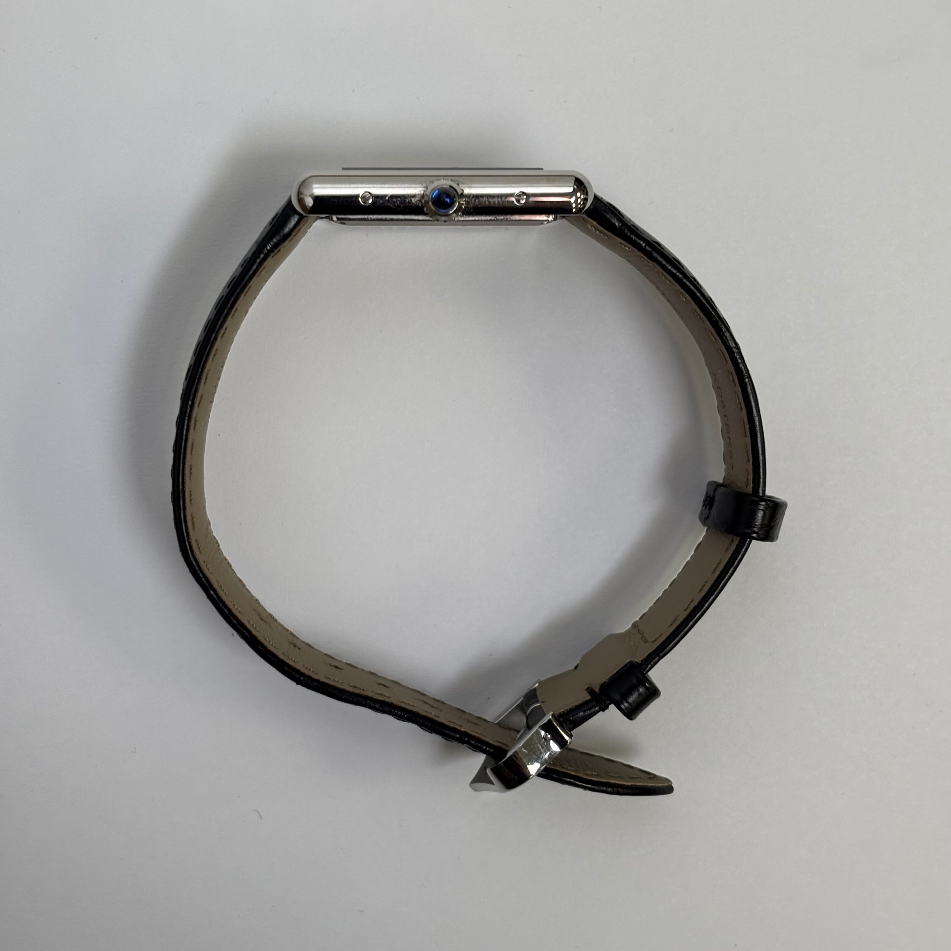 Cartier Tank 25.5mm Black Dial Watch Ref# WSTA0072 - Happy Jewelers Fine Jewelry Lifetime Warranty