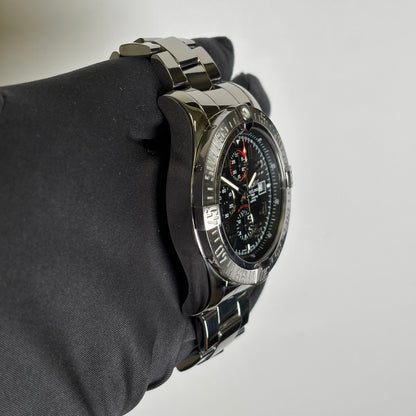 Breitling Super Avenger II 48mm Black Dial Watch Ref# A13371 - Happy Jewelers Fine Jewelry Lifetime Warranty