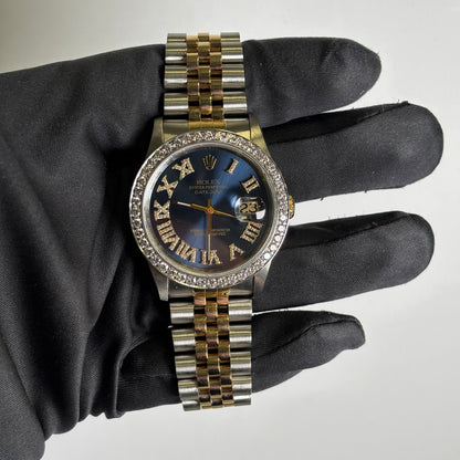 Rolex Datejust 36mm Blue Dial Watch Ref# 16233 - Happy Jewelers Fine Jewelry Lifetime Warranty