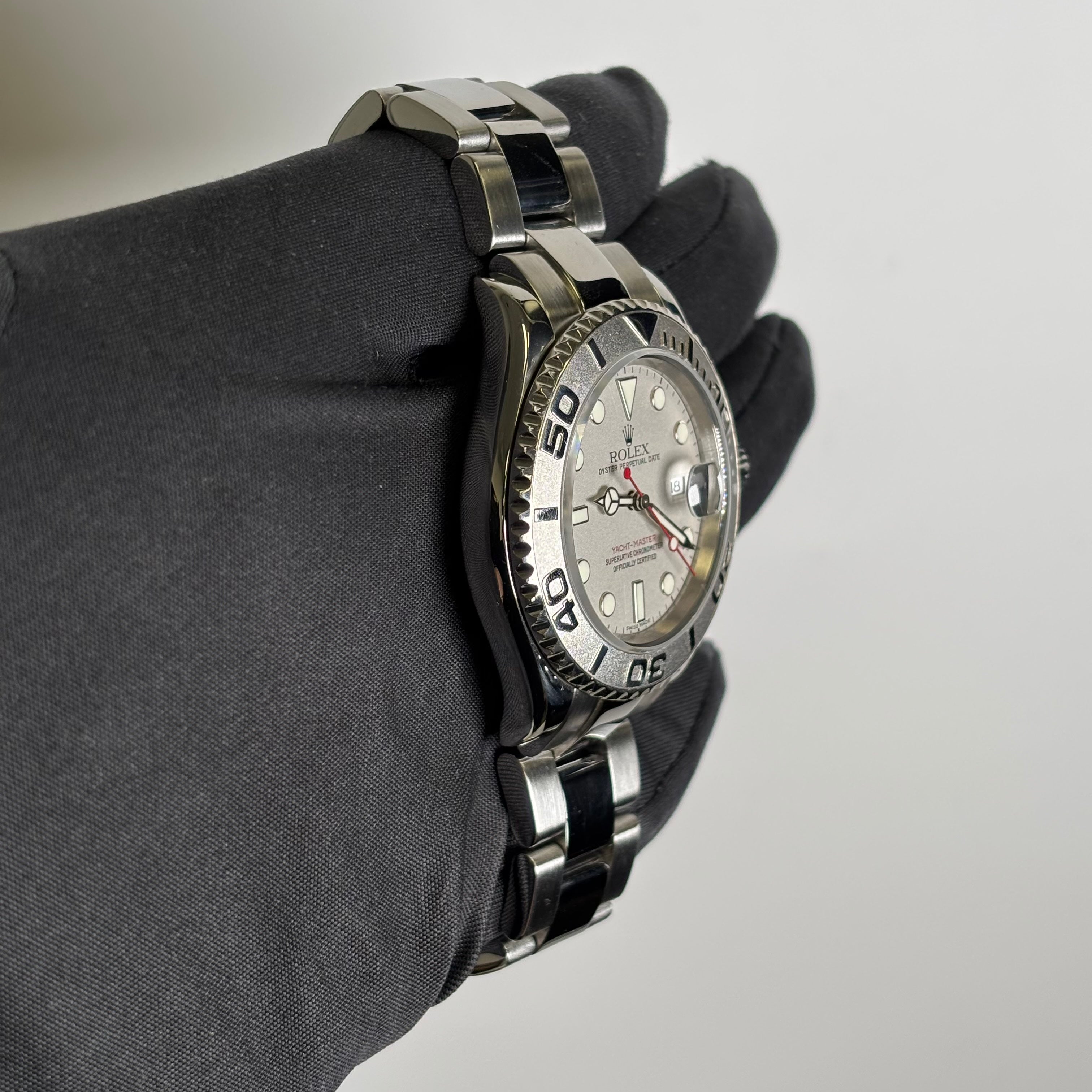 Rolex Yacht-Master 40mm Silver Dial Watch Ref# 16622 - Happy Jewelers Fine Jewelry Lifetime Warranty