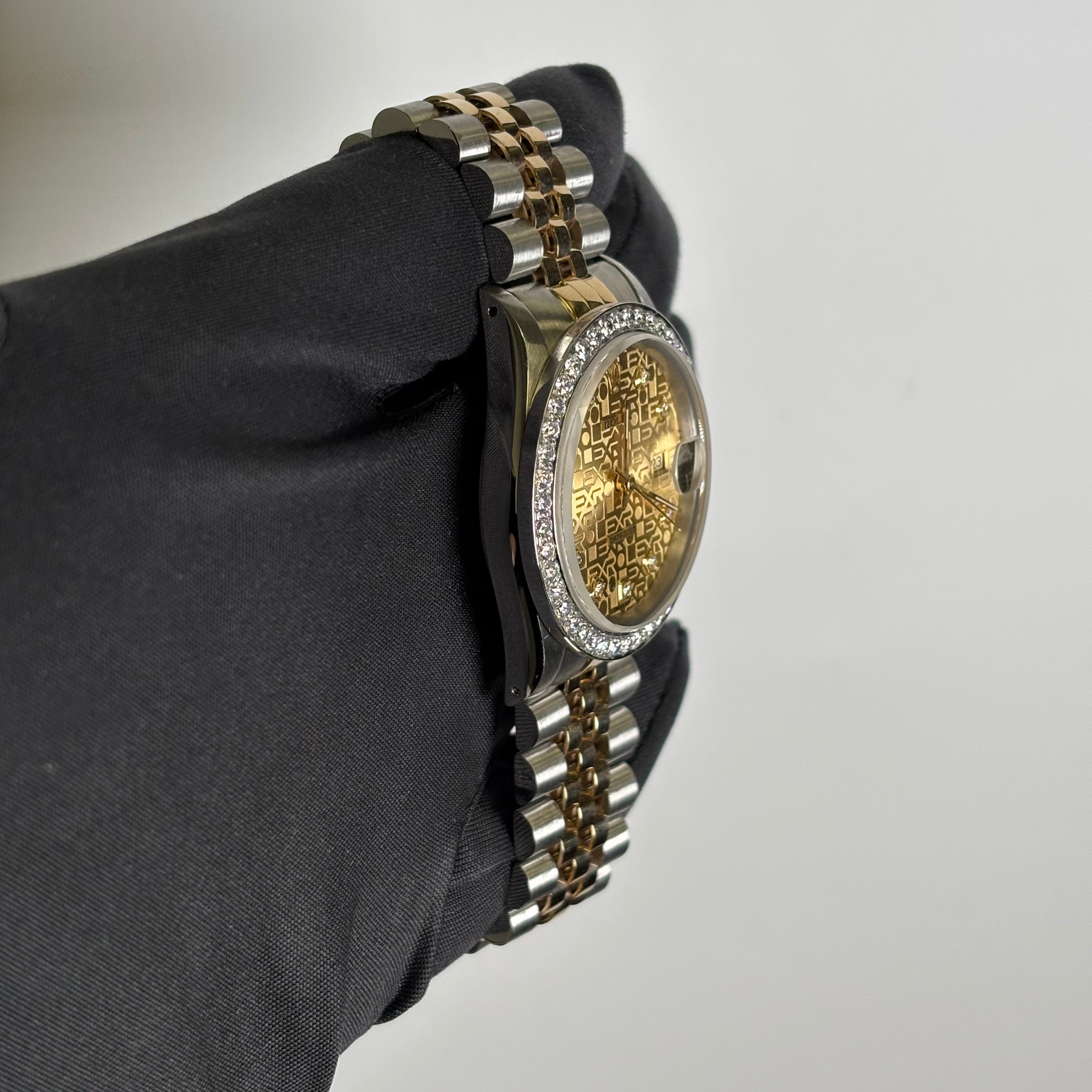 Rolex Datejust 36mm Champagne Dial Watch Ref# 16233 - Happy Jewelers Fine Jewelry Lifetime Warranty