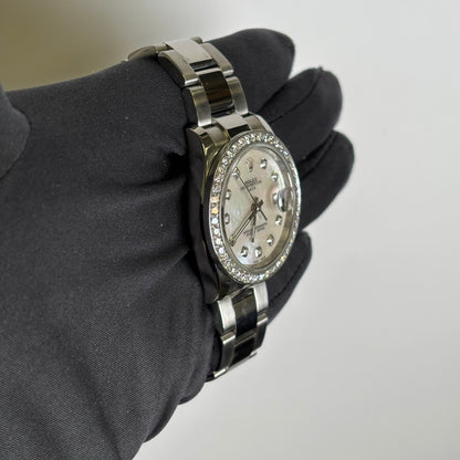 Rolex Oyster Perpetual 34mm MOP Dial Watch Ref# 115234 - Happy Jewelers Fine Jewelry Lifetime Warranty