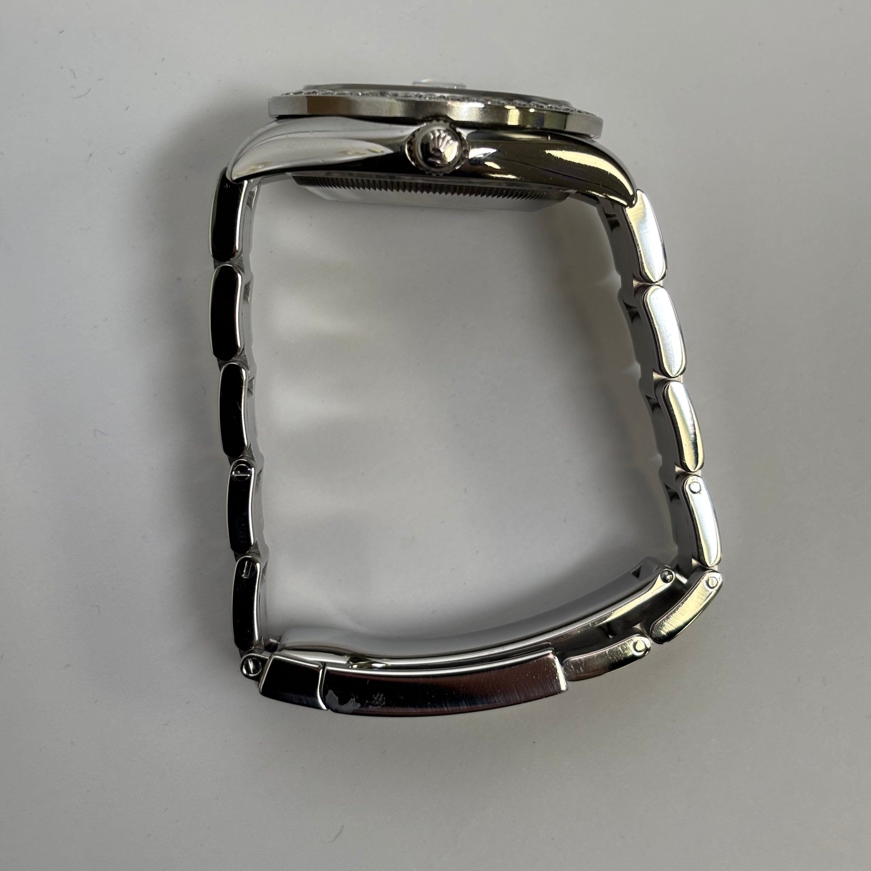 Rolex Oyster Perpetual 34mm MOP Dial Watch Ref# 115234 - Happy Jewelers Fine Jewelry Lifetime Warranty