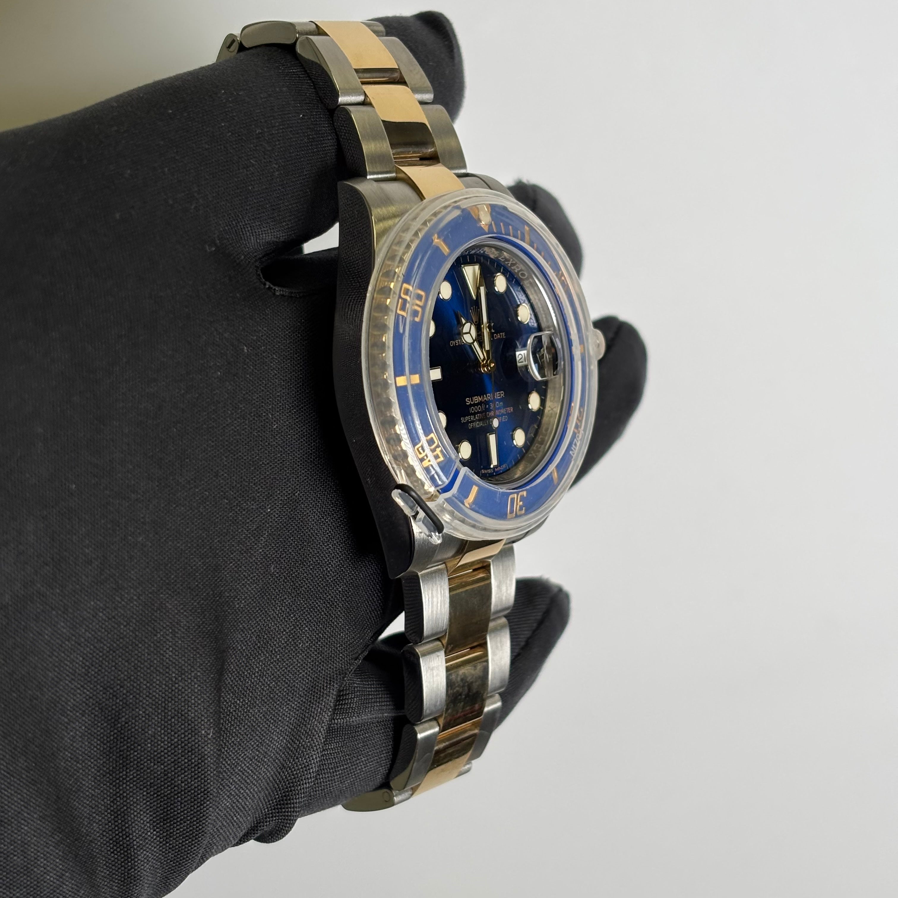 Rolex Submariner 40mm Blue Dial Watch Ref# 116613LB - Happy Jewelers Fine Jewelry Lifetime Warranty