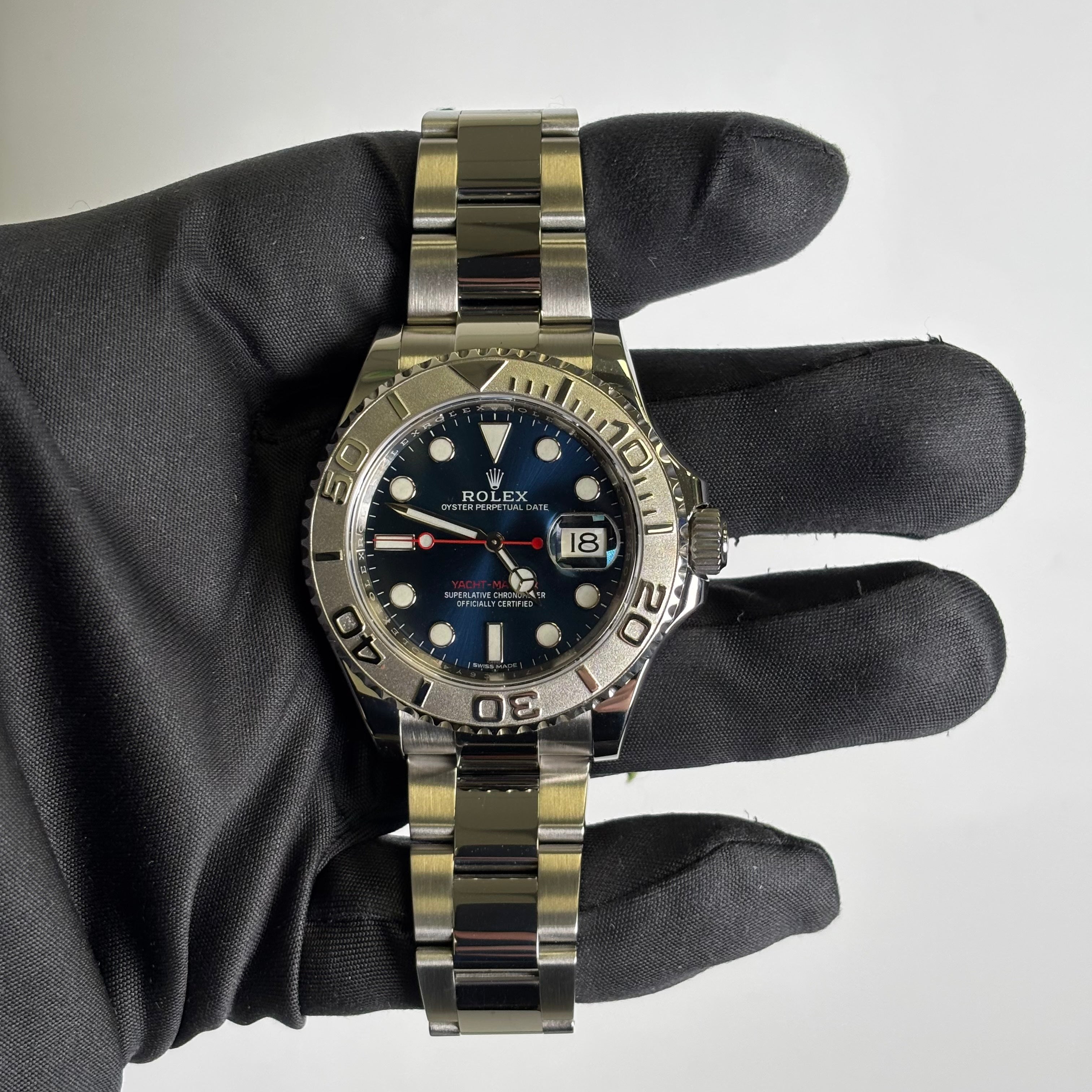 Rolex Yacht-Master 40mm Blue Dial Watch Ref# 116622 - Happy Jewelers Fine Jewelry Lifetime Warranty