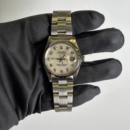 Rolex Oyster Perpetual 34mm MOP Dial Watch Ref# 1501 - Happy Jewelers Fine Jewelry Lifetime Warranty
