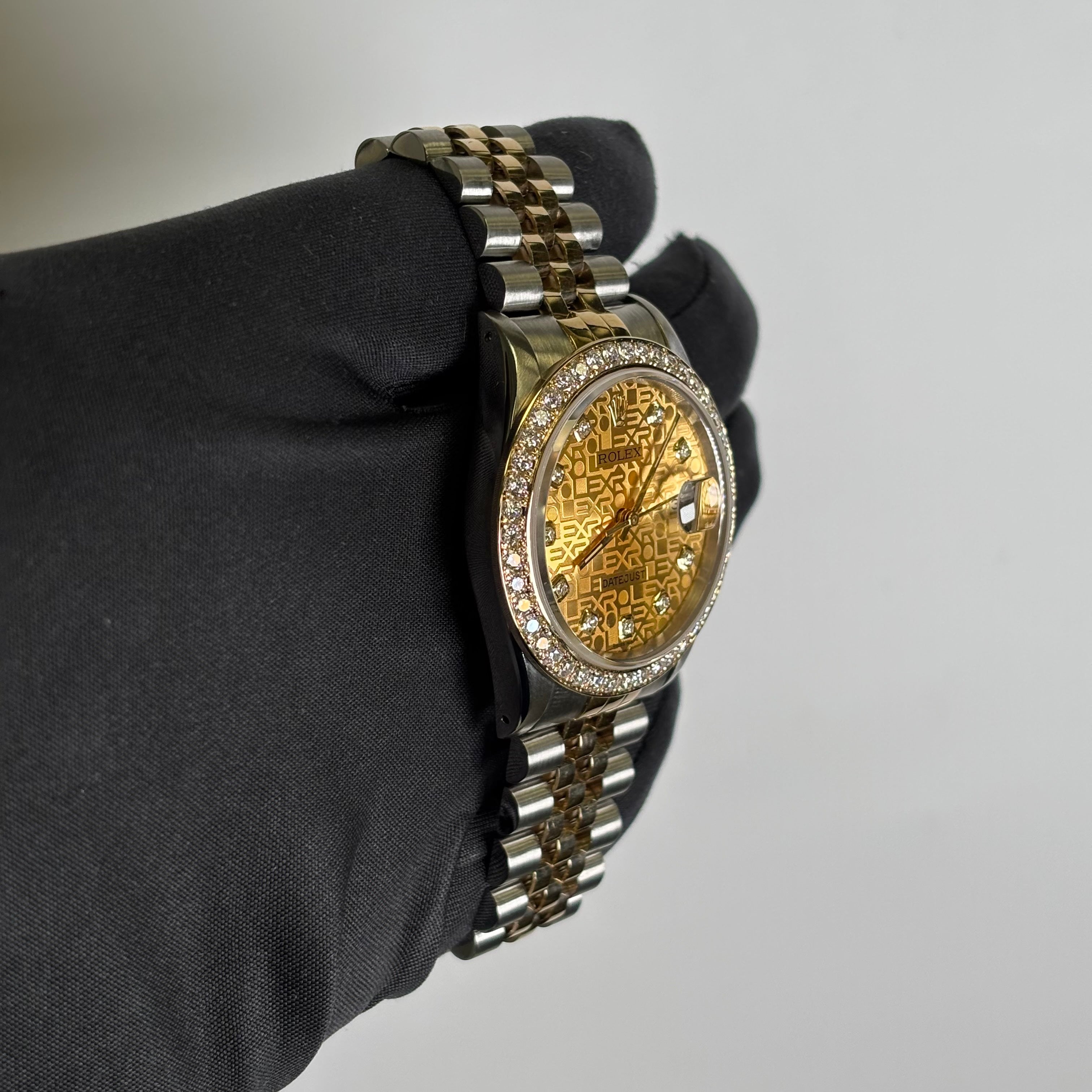 Rolex Datejust 36mm Champagne Dial Watch Ref# 16233 - Happy Jewelers Fine Jewelry Lifetime Warranty