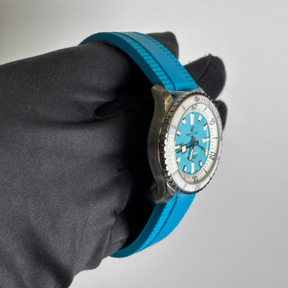 Breitling Superocean 36mm Blue Dial Watch Ref# A17377 - Happy Jewelers Fine Jewelry Lifetime Warranty
