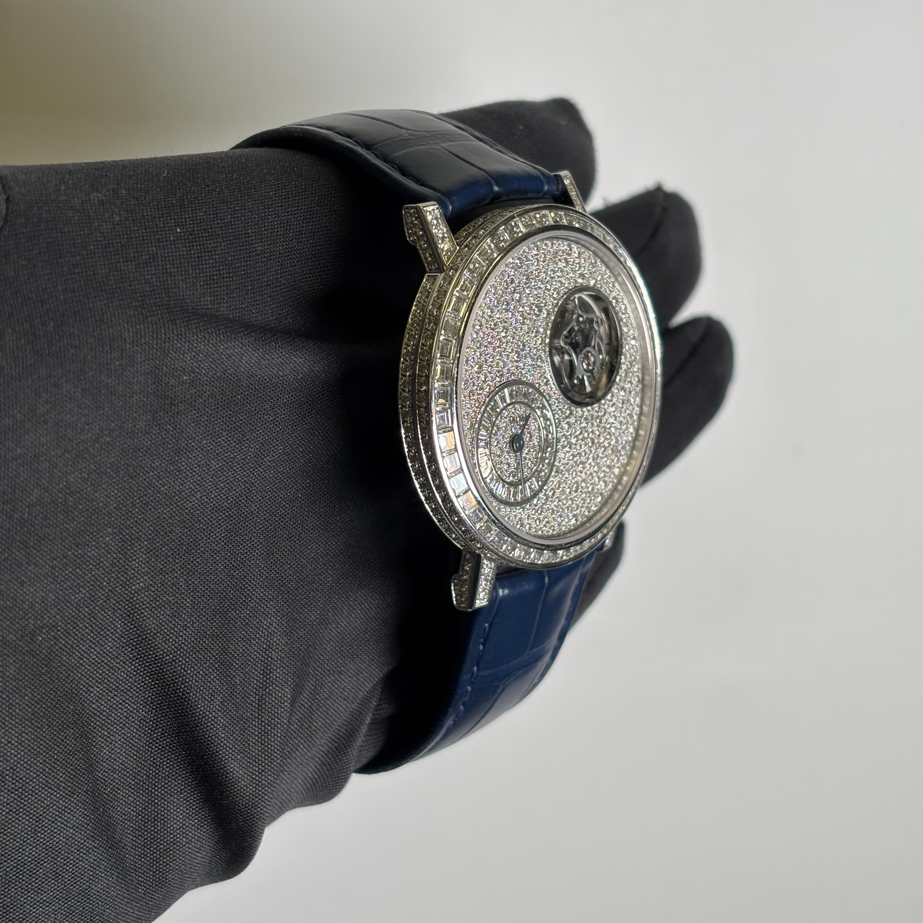 Piaget Altiplano 41mm Pave Dial Watch Ref# G0A44031 - Happy Jewelers Fine Jewelry Lifetime Warranty