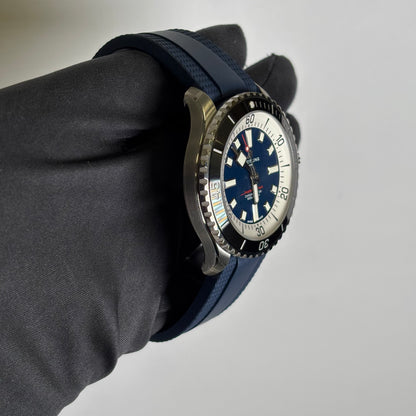 Breitling Superocean 44mm Blue Dial Watch Ref# A17376 - Happy Jewelers Fine Jewelry Lifetime Warranty