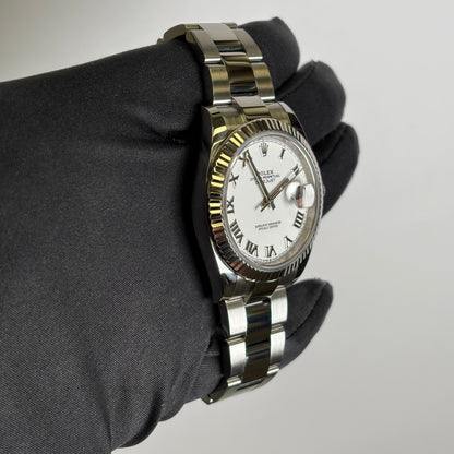 Rolex Datejust 41mm White Dial Watch Ref# 126334 - Happy Jewelers Fine Jewelry Lifetime Warranty