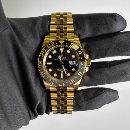 Rolex GMT-Master II 40mm Black Dial Watch Ref# 126718GRNR - Happy Jewelers Fine Jewelry Lifetime Warranty