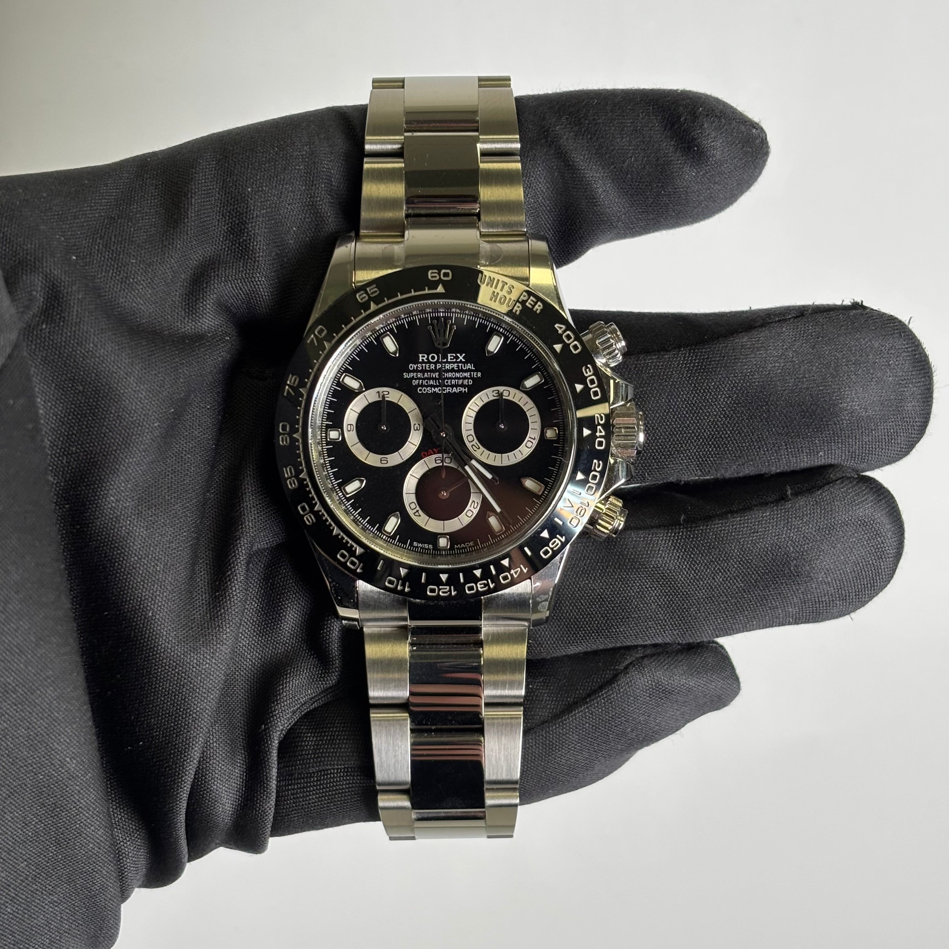 Rolex Daytona 40mm Black Dial Watch Ref# 116500LN - Happy Jewelers Fine Jewelry Lifetime Warranty