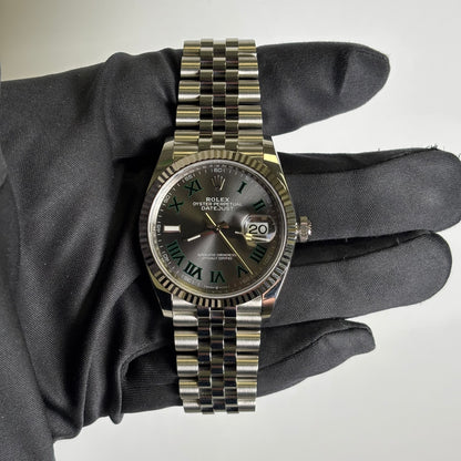 Rolex Datejust 36mm Wimbledon Dial Watch Ref# 126234 - Happy Jewelers Fine Jewelry Lifetime Warranty