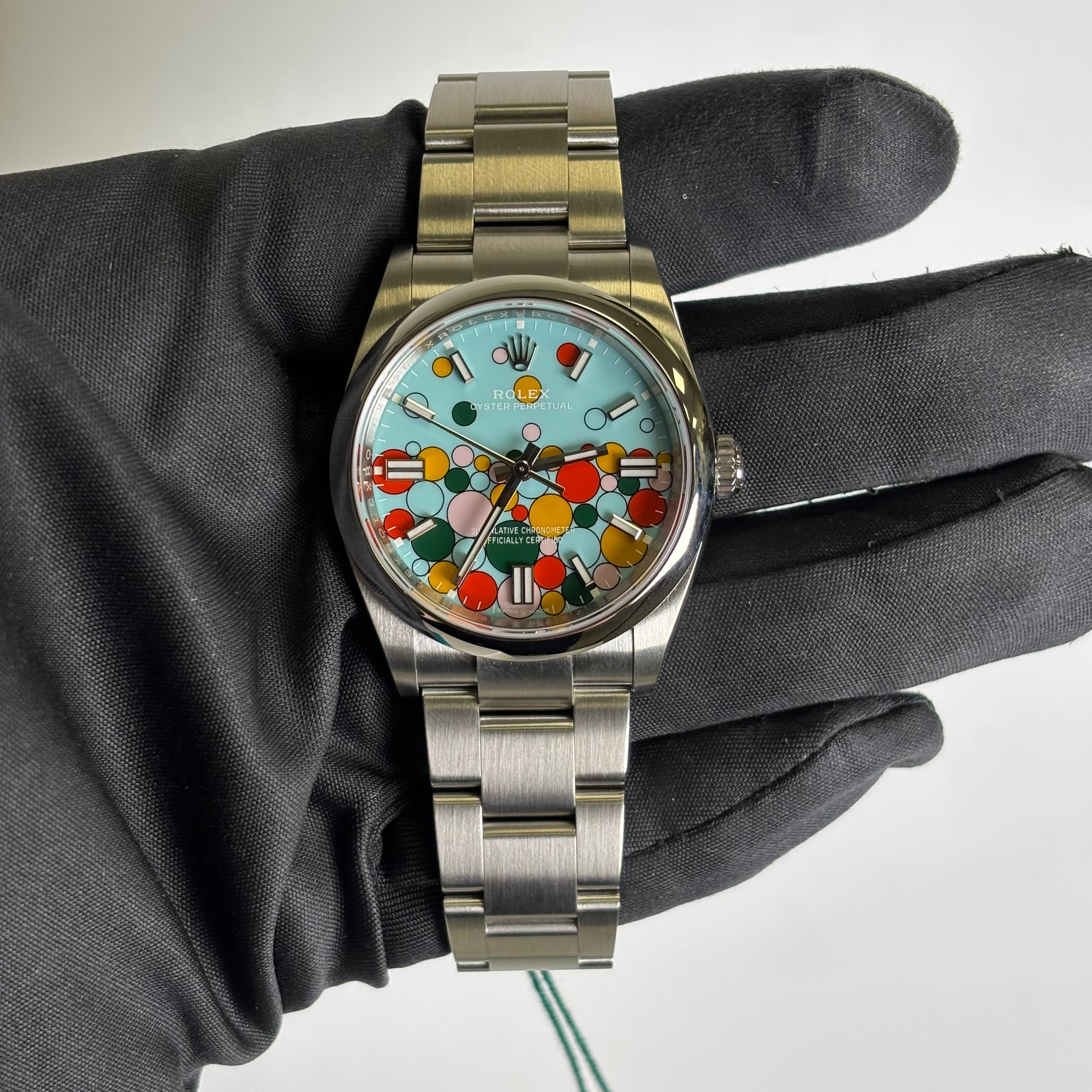 Rolex Oyster Perpetual 36mm Celebration Dial Watch Ref# 126000 - Happy Jewelers Fine Jewelry Lifetime Warranty