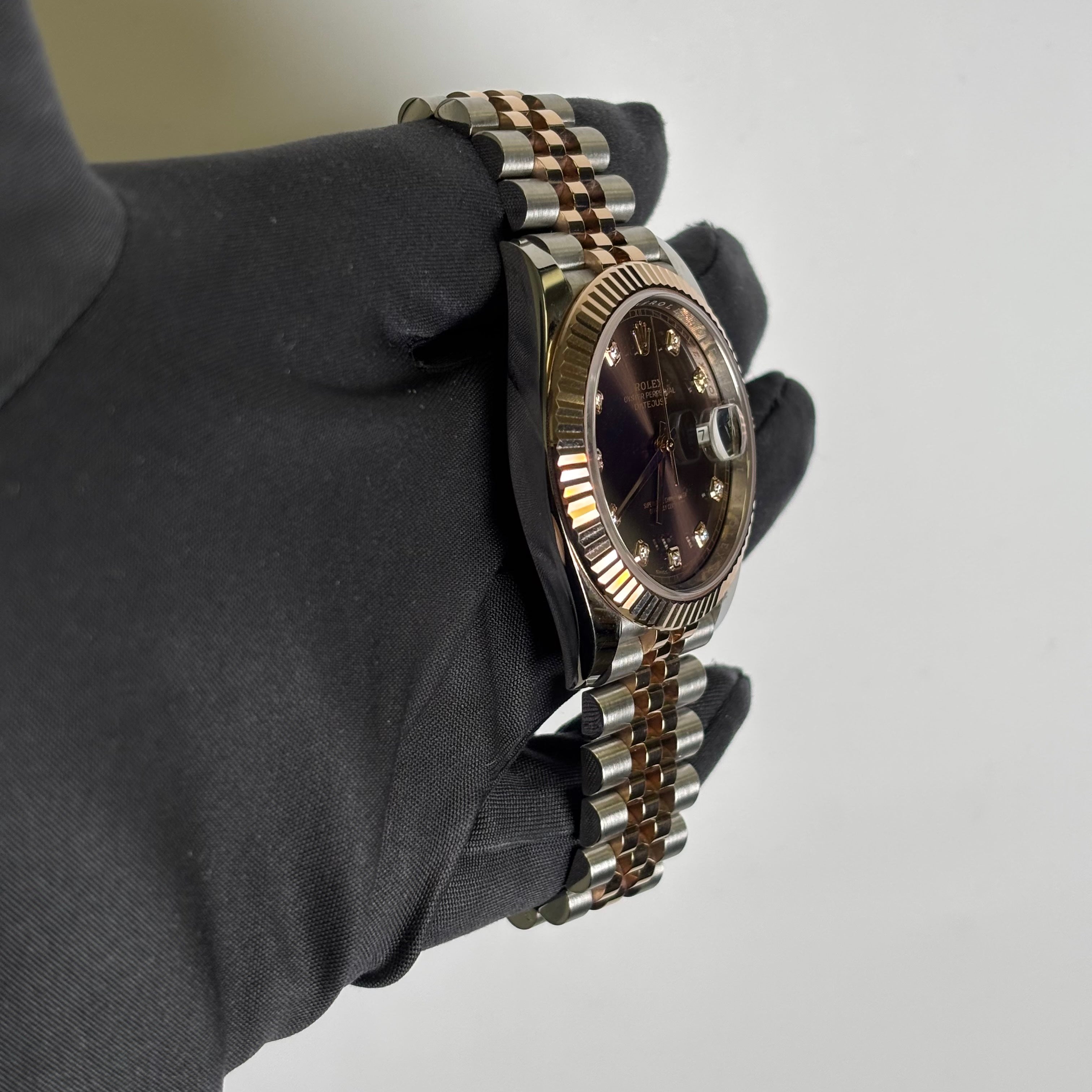 Rolex Datejust 41mm Chocolate Dial Watch Ref# 126331 - Happy Jewelers Fine Jewelry Lifetime Warranty