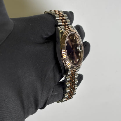 Rolex Datejust 41mm Chocolate Dial Watch Ref# 126331 - Happy Jewelers Fine Jewelry Lifetime Warranty
