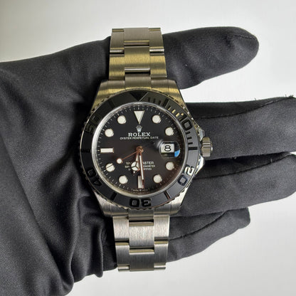 Rolex Yacht-Master 42mm Black Dial Watch Ref# 226627 - Happy Jewelers Fine Jewelry Lifetime Warranty