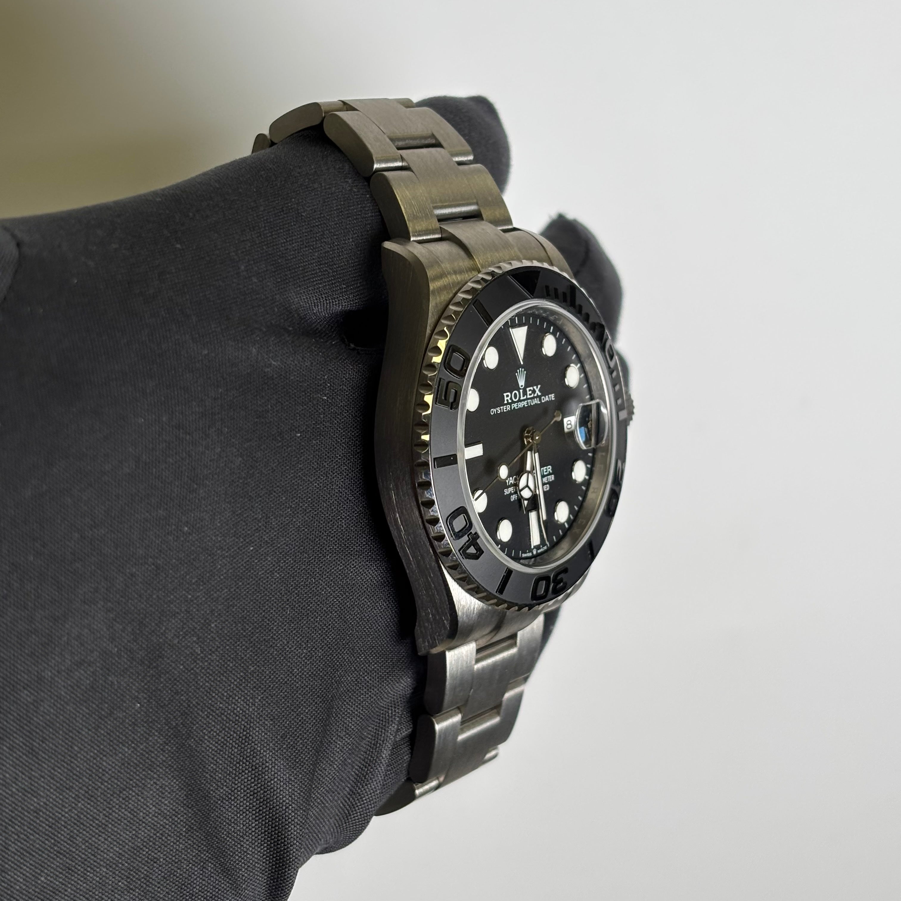 Rolex Yacht-Master 42mm Black Dial Watch Ref# 226627 - Happy Jewelers Fine Jewelry Lifetime Warranty