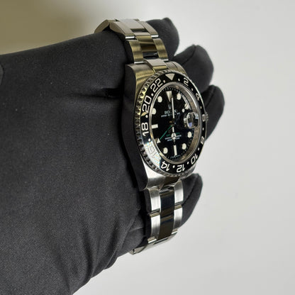 Rolex GMT-Master II 40mm Black Dial Watch Ref# 116710LN - Happy Jewelers Fine Jewelry Lifetime Warranty
