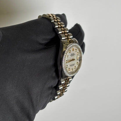 Rolex Datejust 31mm MOP Dial Watch Ref# 68273 - Happy Jewelers Fine Jewelry Lifetime Warranty