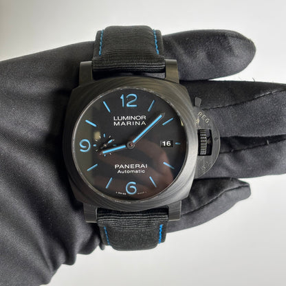 Panerai Luminor 44mm Black Dial Watch Ref# PAM01661 - Happy Jewelers Fine Jewelry Lifetime Warranty